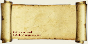 Jasmina Živanović vizit kartica